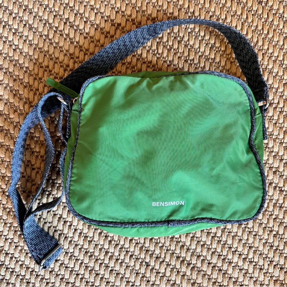 Bensimon Vibrant Green Messenger Bag